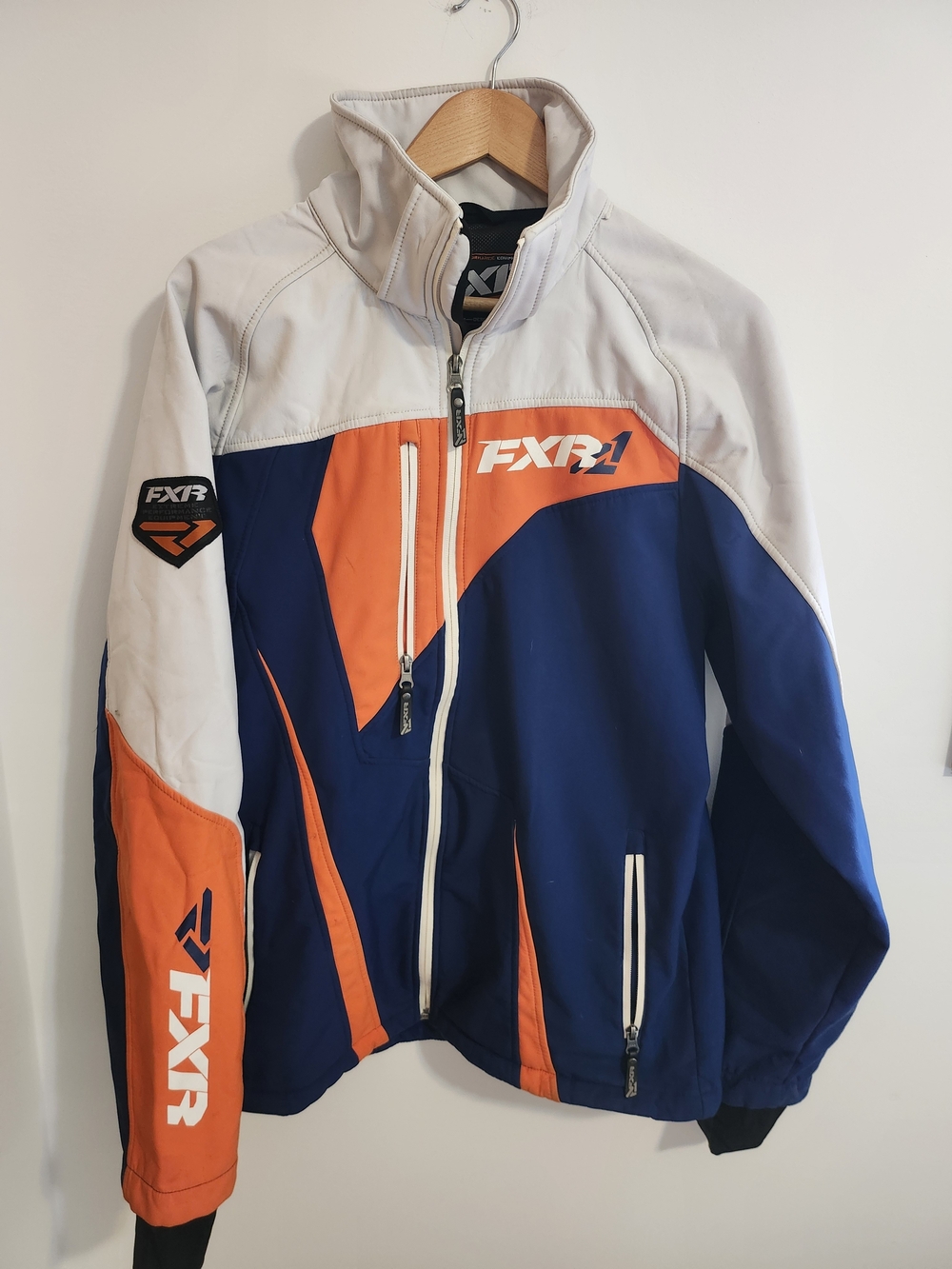 FXR Mens Blue & Orange Softshell Jacket